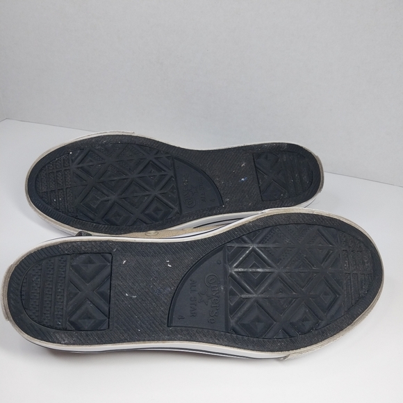 Converse All Stars Chuck Taylors Juniors Size 4 Olive Green Camo Sneakers Shoes - Picture 10 of 10